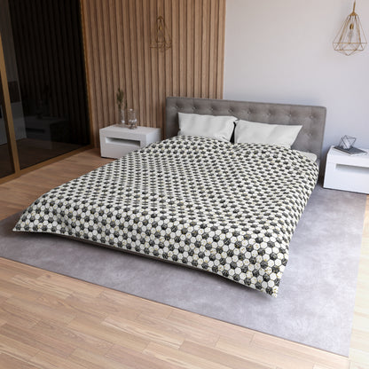 Soccer Gold Rush Microfiber Duvet Cover