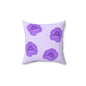 Lilac Mist Peonies Throw Pillow