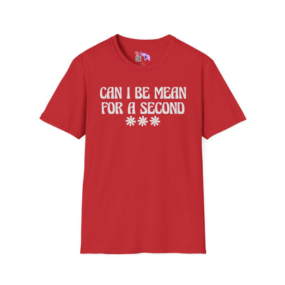 Can I Be Mean For A Second Adult T-shirt