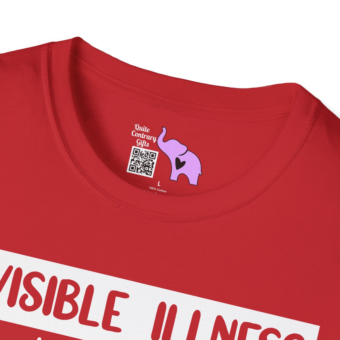 Invisible Illness: Just Because You Can't See It Doesn't Mean It's Not Real Adult T-shirt