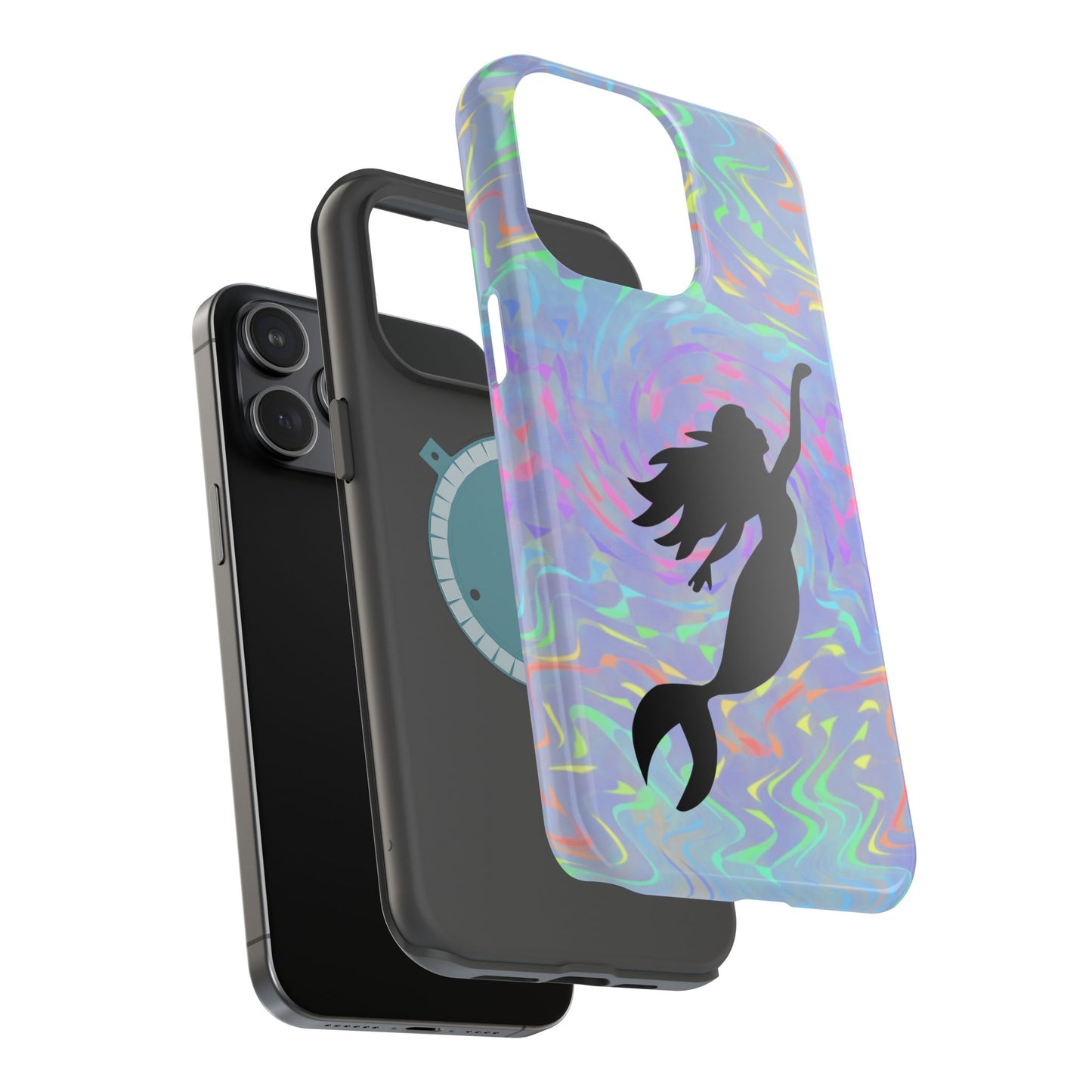 Mermaid Silhouette MagSafe® Compatible Tough Case for iPhone