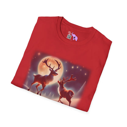 Reindeer Playing in North Pole T-shirt