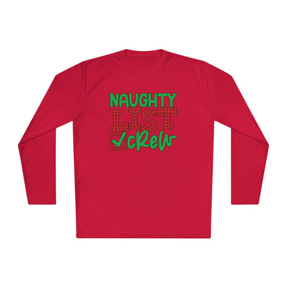 Naughty List Crew Adult Long Sleeve Tee