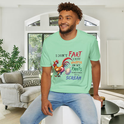 I Don't Fart I Just Whisper In My Pants... Adult T-shirt