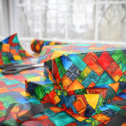 Heritage Pulse Kwanzaa Wrapping Paper
