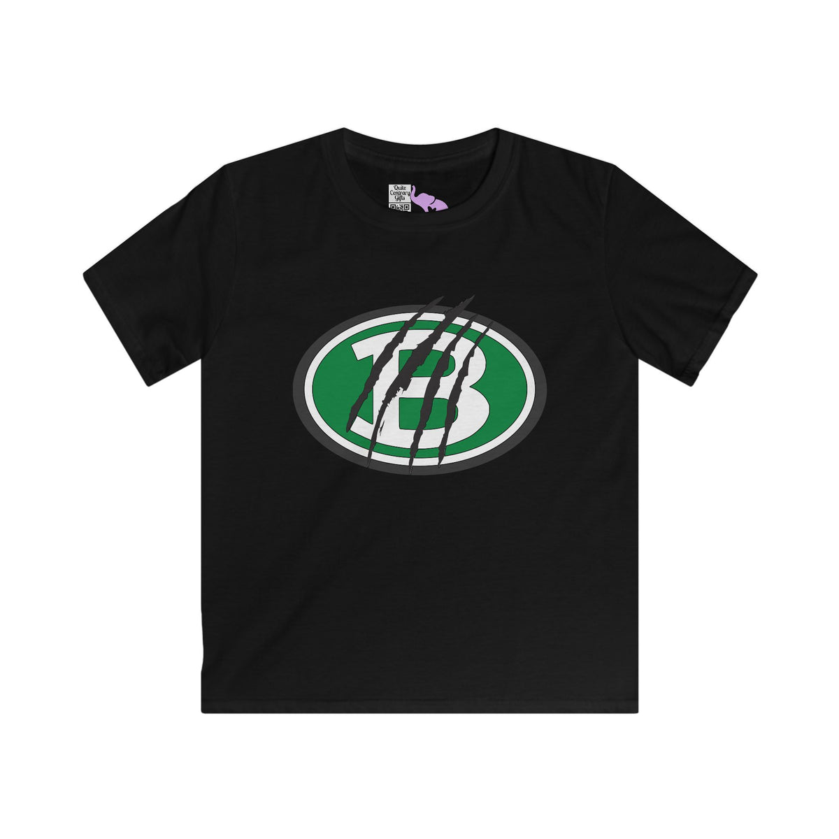 Brenham ISD Logo w/Claw Marks Youth Softstyle Tee