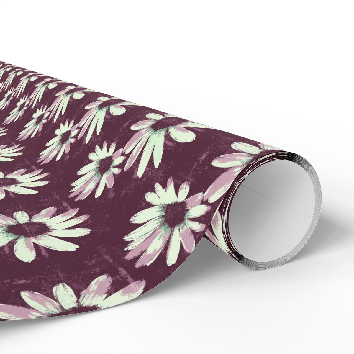 Purple Tide Petals Wrapping Paper