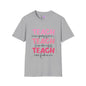 Teach Compassion, Kindness, Confidence Adult T-shirt