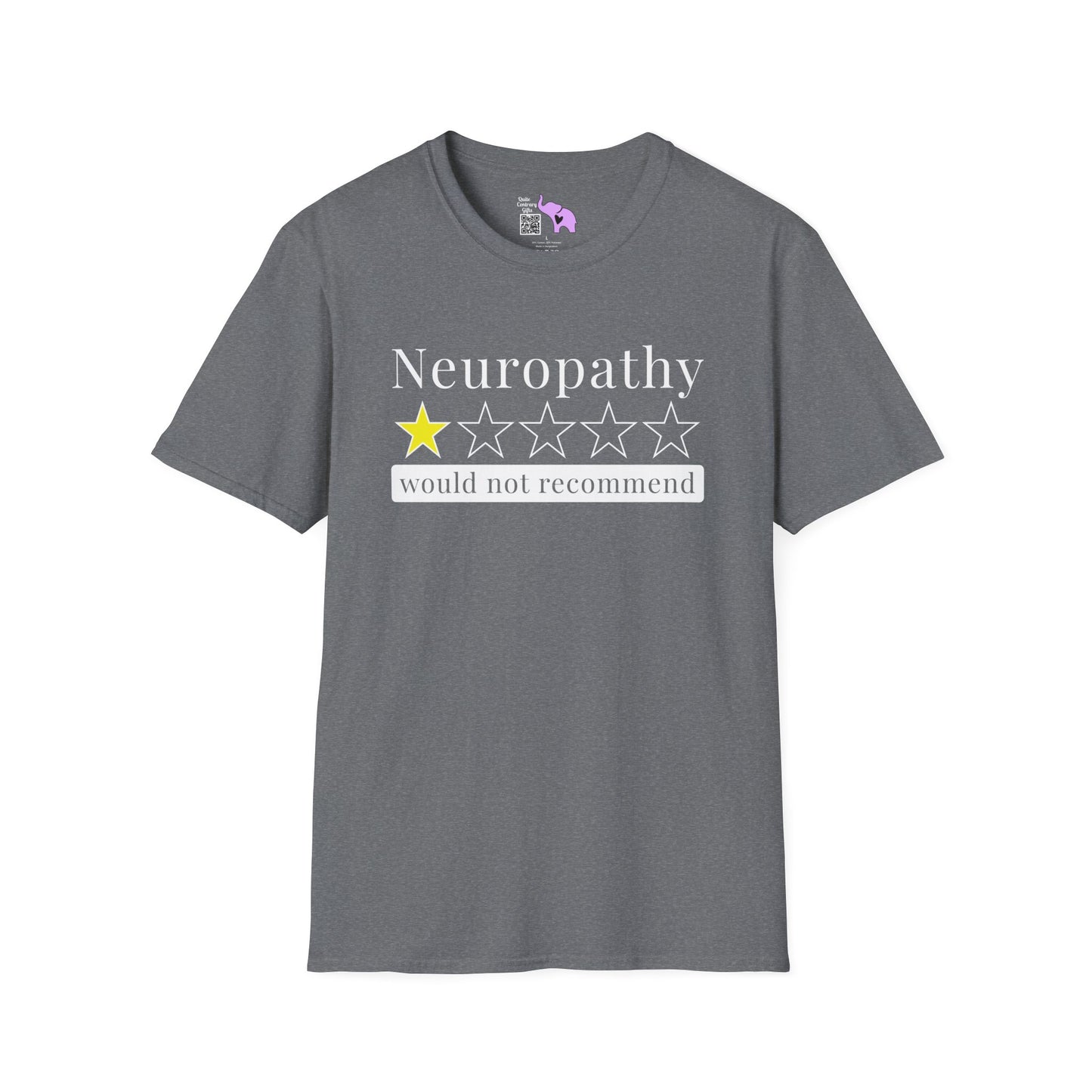 Neuropathy 1 Star Would Not Recommend Adult T-shirt