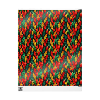 Festival Fire Kwanzaa Wrapping Paper