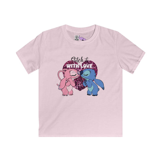 Stitch It With Love Youth Softstyle Tee