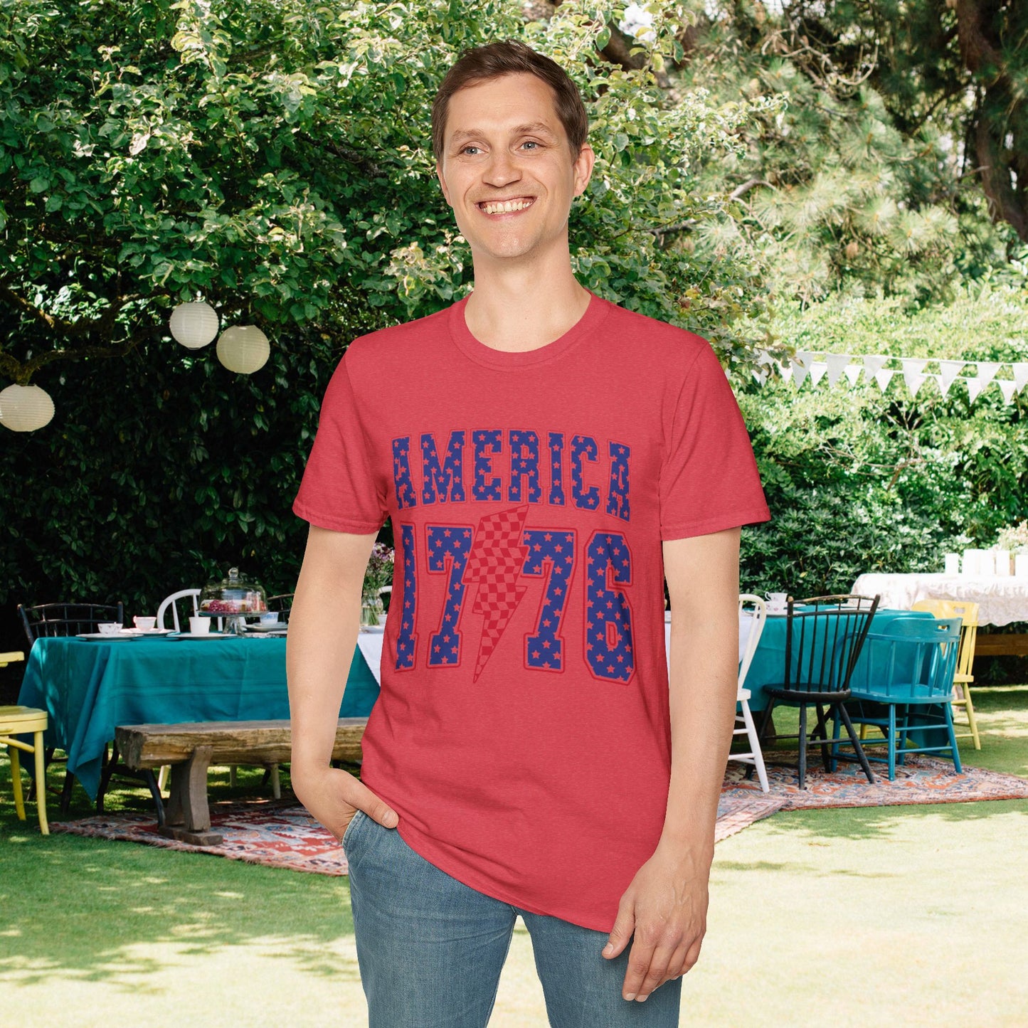 America 1776 Adult T-shirt