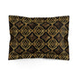Golden Star Lattice Pillow Sham