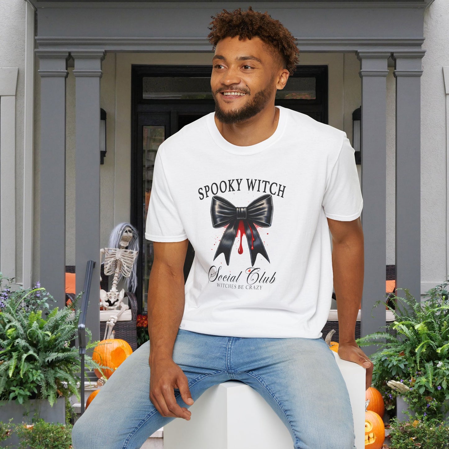 Spooky Witch Social Club Adult T-shirt