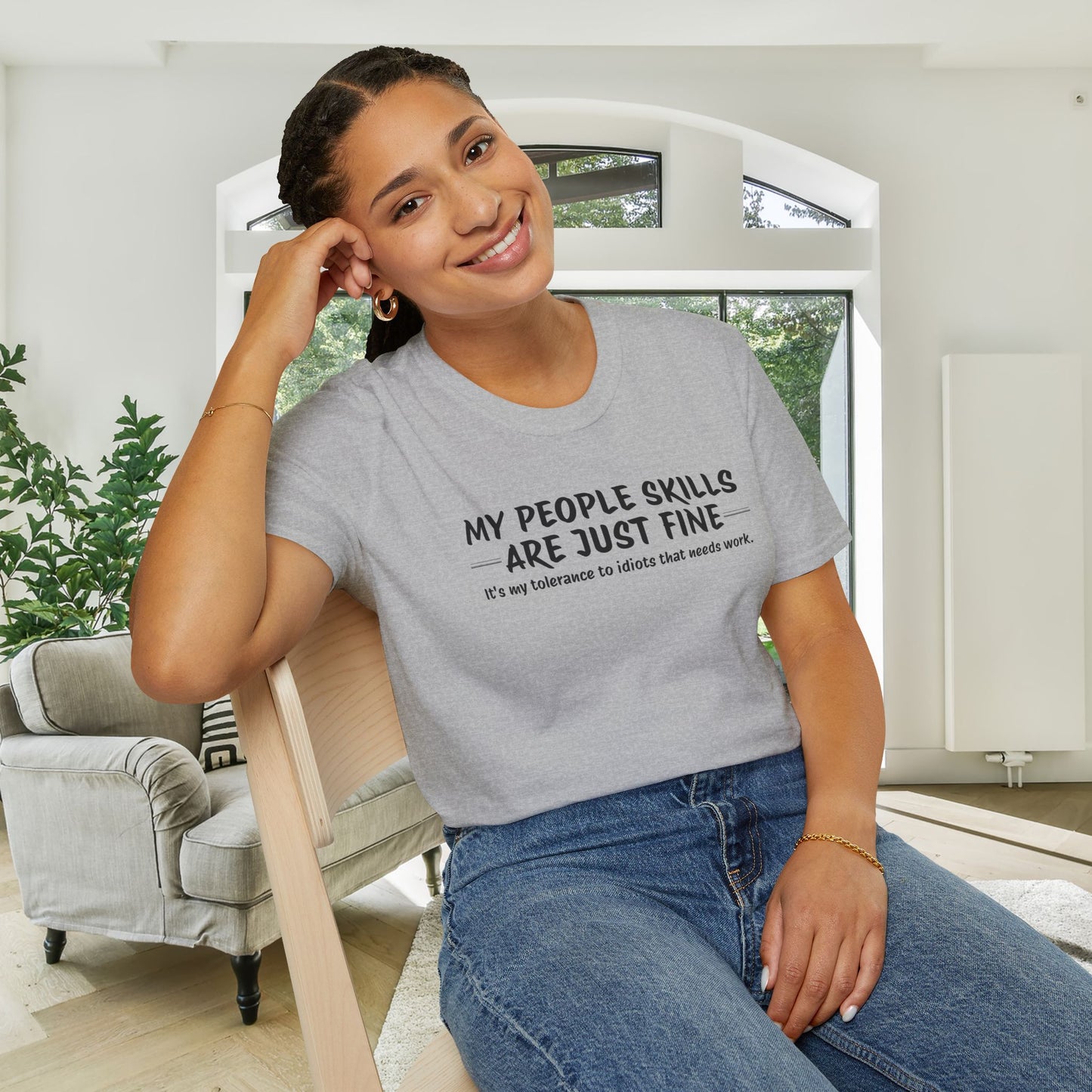 My People Skills Are Just Fine... Adult T-shirt