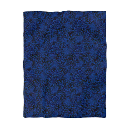 Nocturne Roses Microfiber Duvet Cover