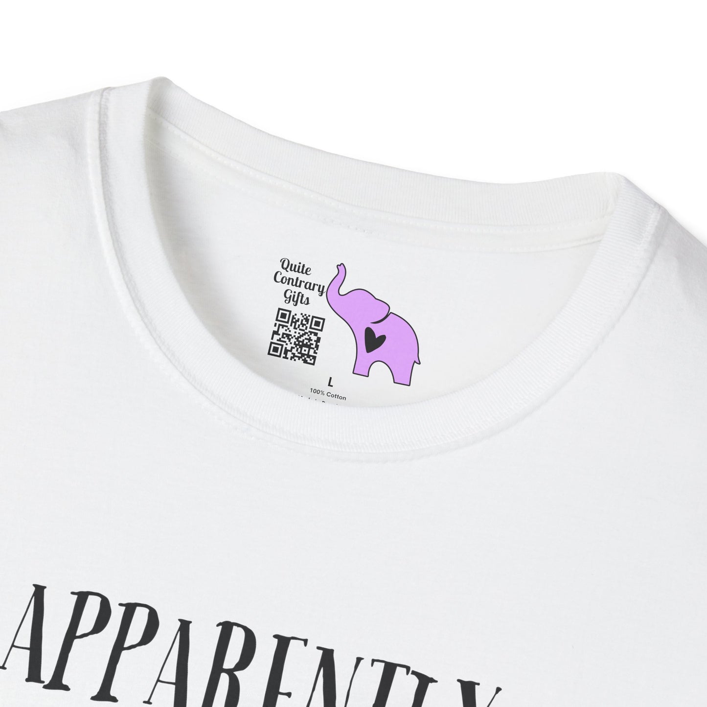 Apparently Rock Bottom Has A Basement Adult T-shirt