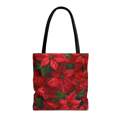 Crimson Noel Canvas Tote Bag