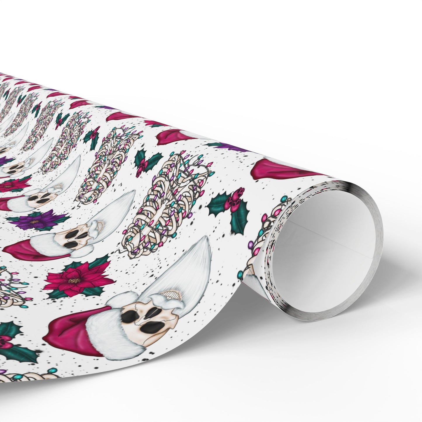 Santa Skull Wrapping Paper
