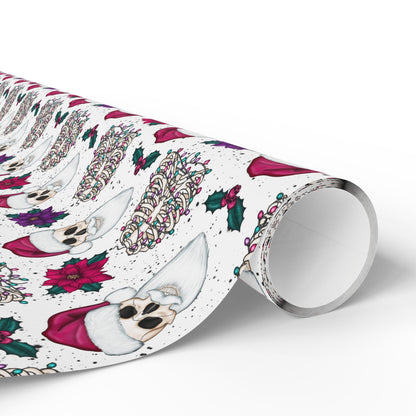 Santa Skull Wrapping Paper