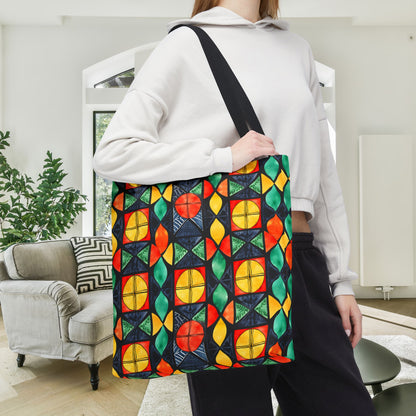 Candlelight Burst Canvas Tote Bag