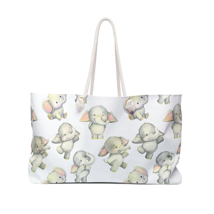 Dancing Elephants Weekender Bag