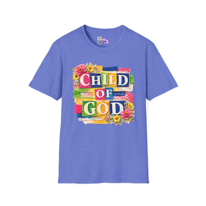 Child of God (Lace Collage) Adult T-shirt