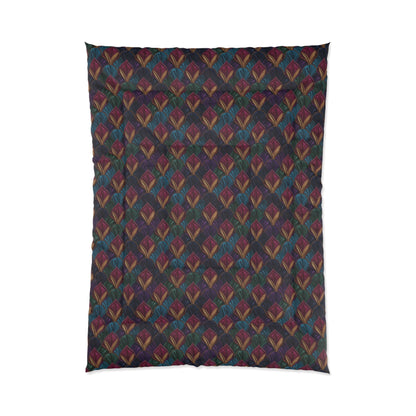 Velvet Night Garden Print Comforter