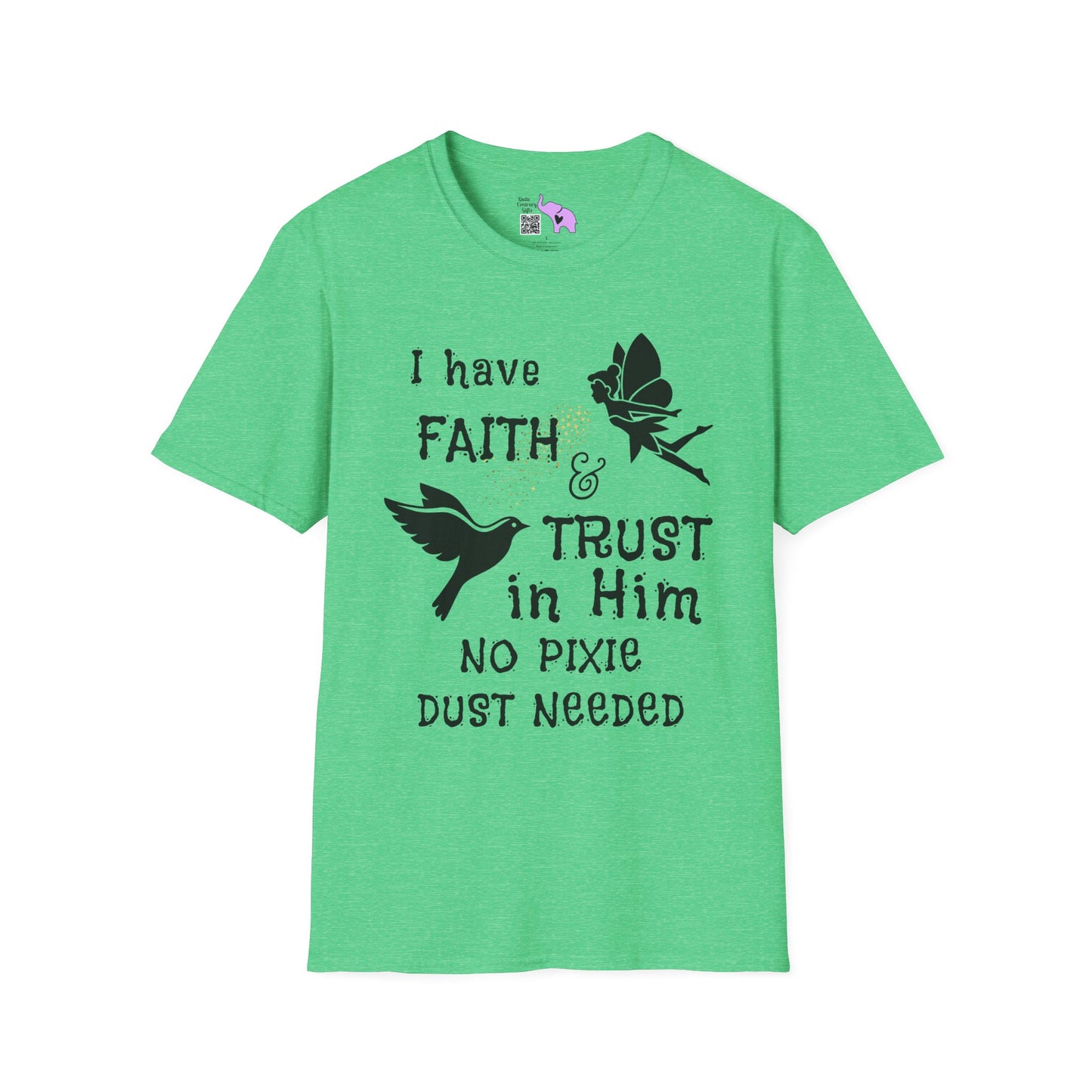 Faith Trust No PIxie Dust Adult T-shirt