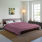 Crimson Pinwheels Comforter