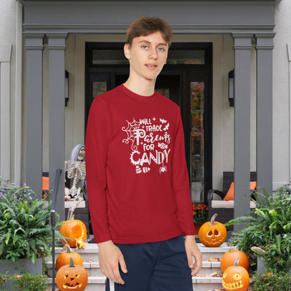 Will Trade Parents For Candy Youth Long Sleeve Tee