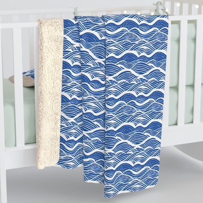 Ethereal Tides Fleece Blanket