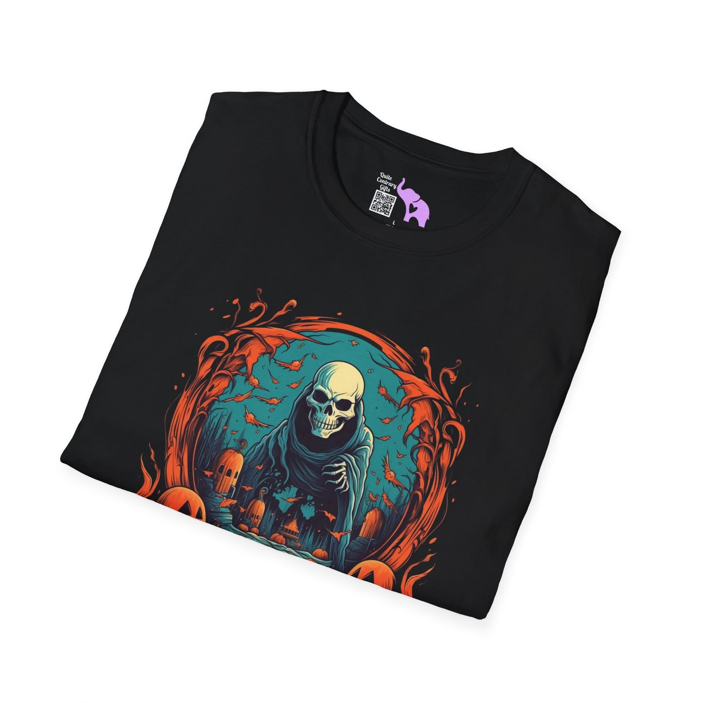 Creepy Ghost 3 Adult T-shirt