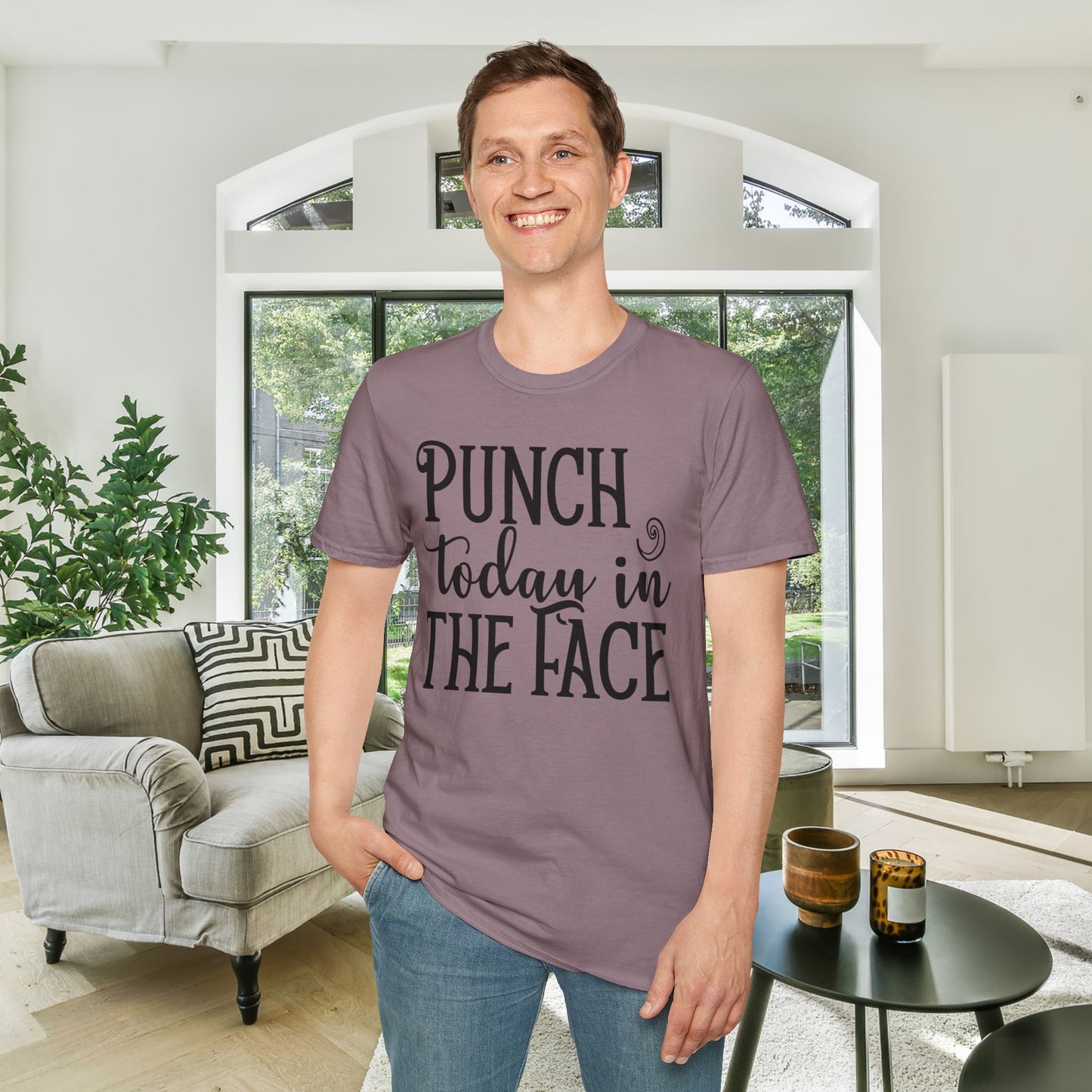 Punch Today In The Face Adult T-shirt