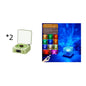 Retro Bluetooth Record Player Speaker with Rotating Water Ripple Light & White Noise Machine