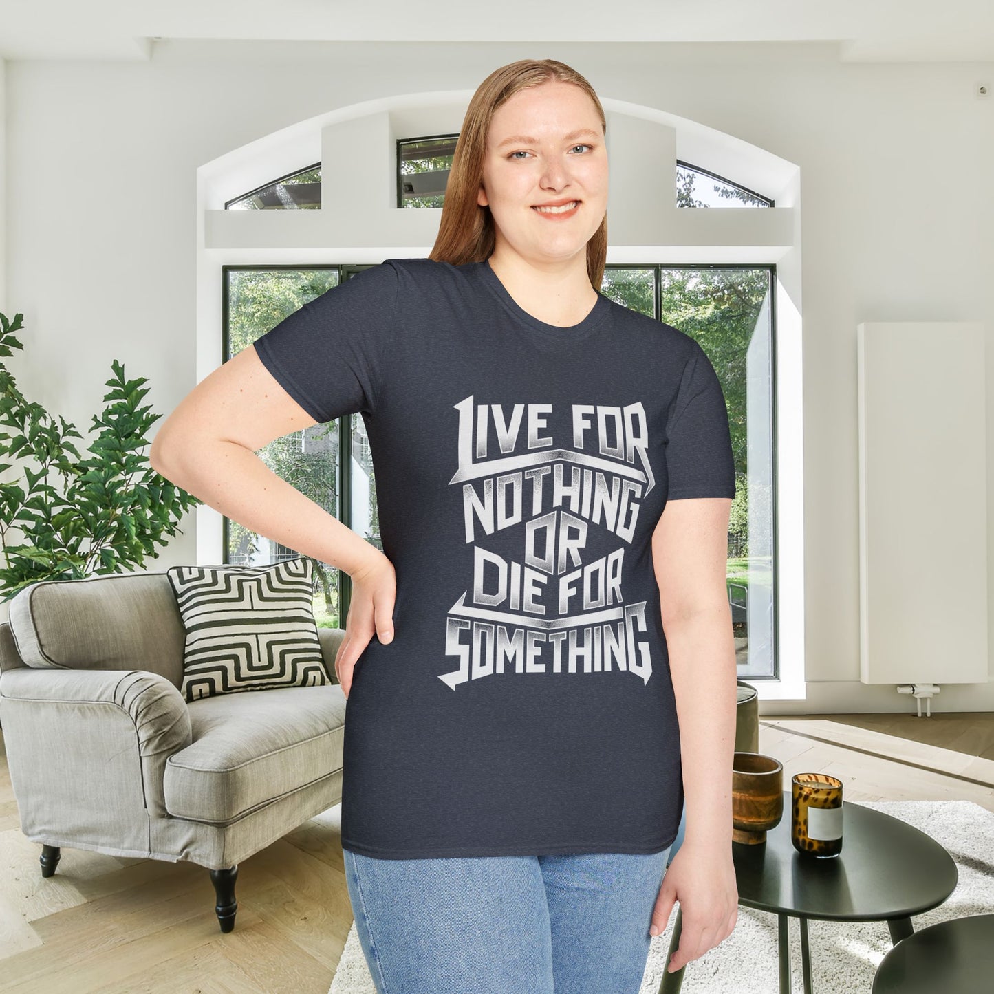 Live For Nothing Or Die For Something Adult T-shirt