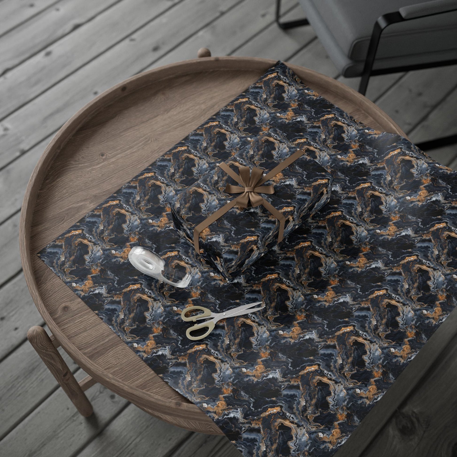 Moonspill Marble Wrapping Paper