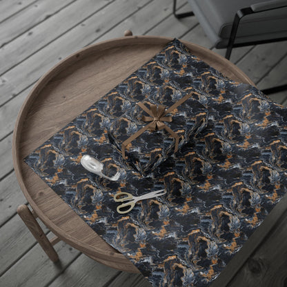 Moonspill Marble Wrapping Paper