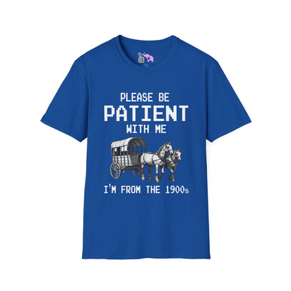 Please Be Patient With Me I'm From The 1900's (Pixelated) Adult T-shirt