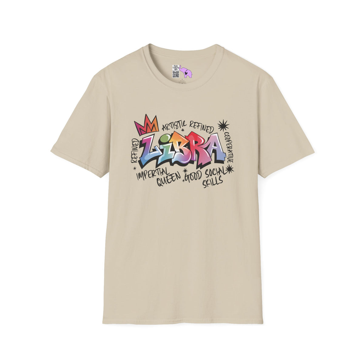 Libra Street Art Adult T-shirt