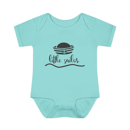 Little Sailor Baby Rib Bodysuit