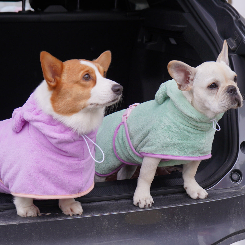 Super Absorbent Pet Bathrobe