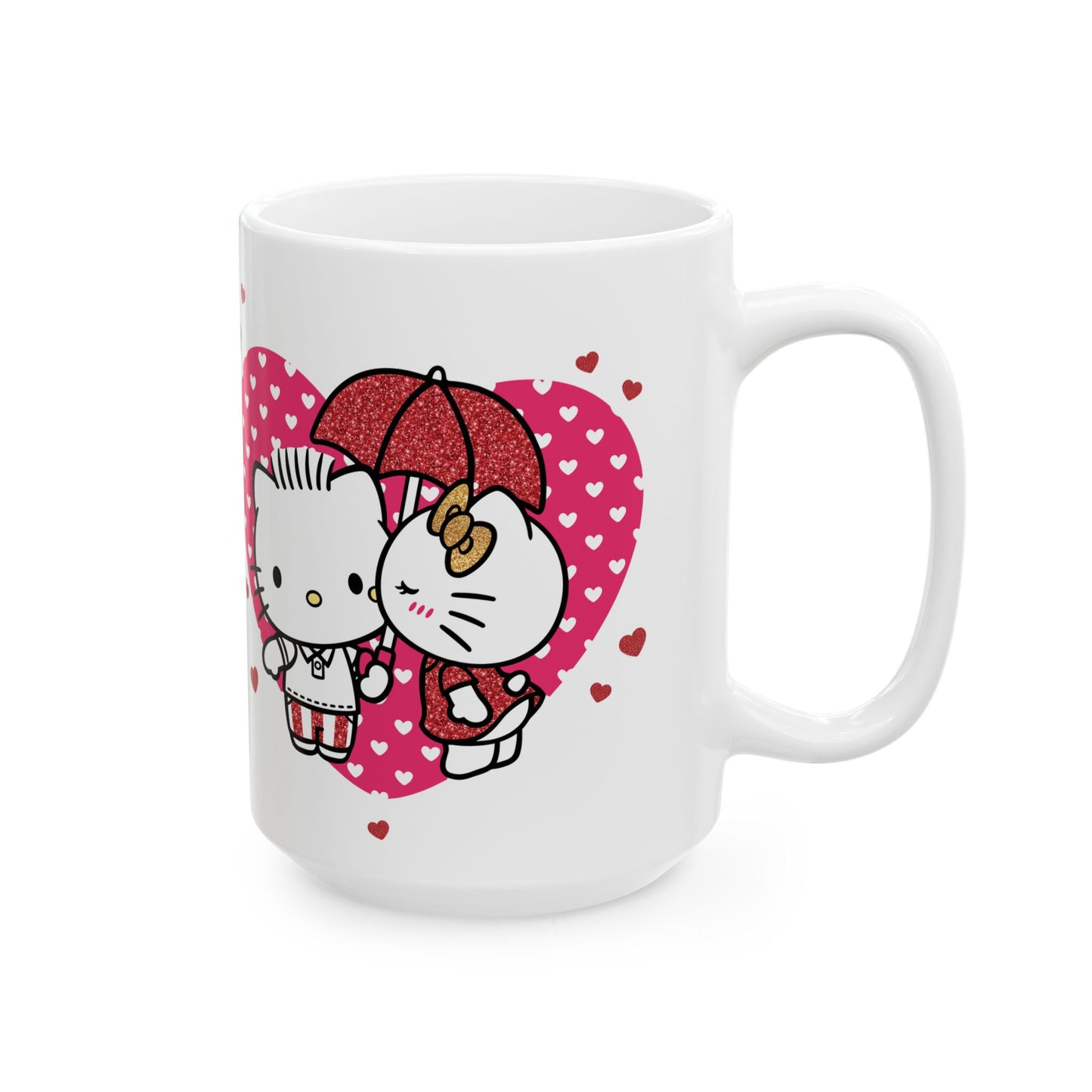 Hello Kitty Valentine Ceramic Mug, (11oz, 15oz)