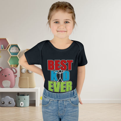 Best Kid Ever (Colorful) Infant Baby Rib Bodysuit