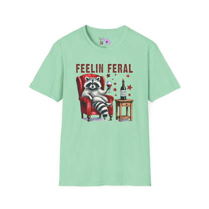 Feelin Feral (Wine) Adult T-shirt
