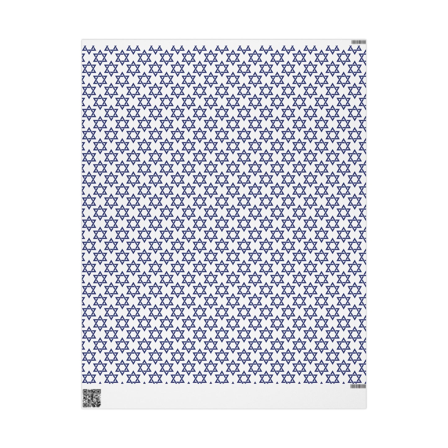Star of David Hanukkah Wrapping Paper