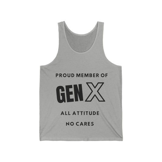 GenX All Attitude No Cares Unisex Tank