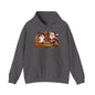 Happy Hallowthanksmas Shirt (Ghost/Turkey/Santa) Heavy Blend™ Adult Hoodie