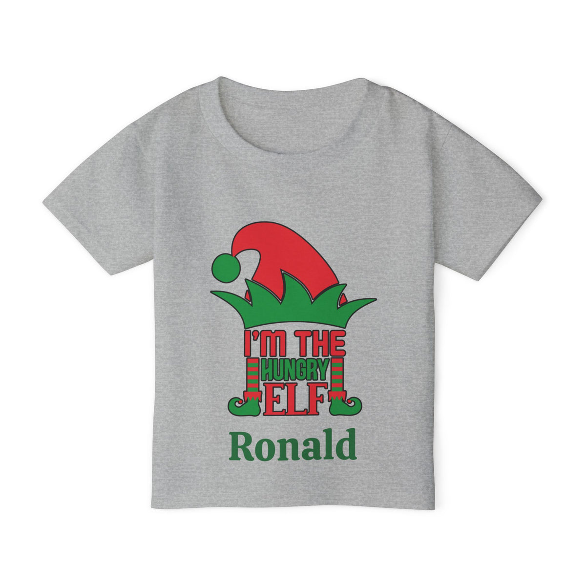 I'm The Hungry Elf Personalized Heavy Cotton™ Toddler T-shirt