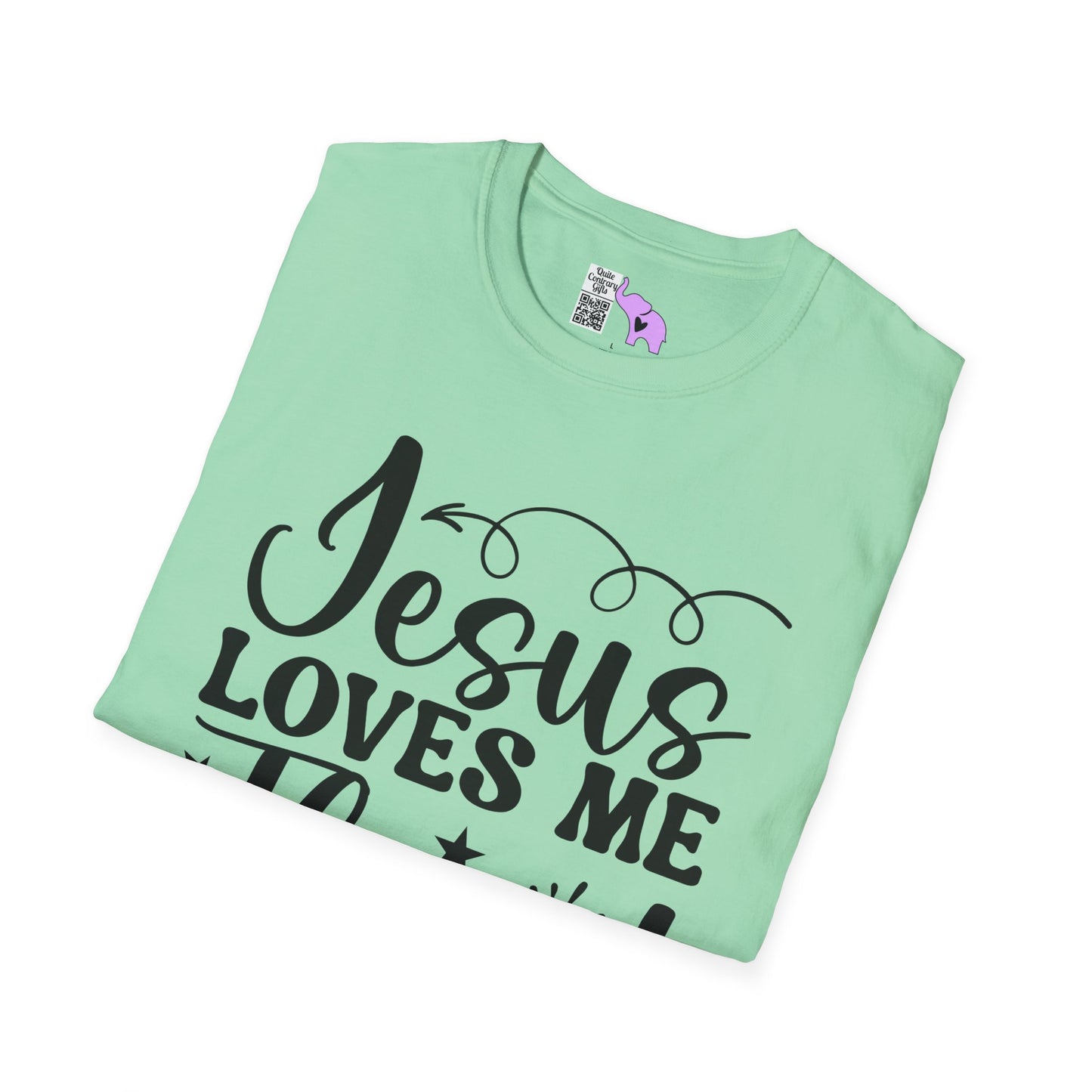 Jesus Loves Me This I Know Adult T-shirt
